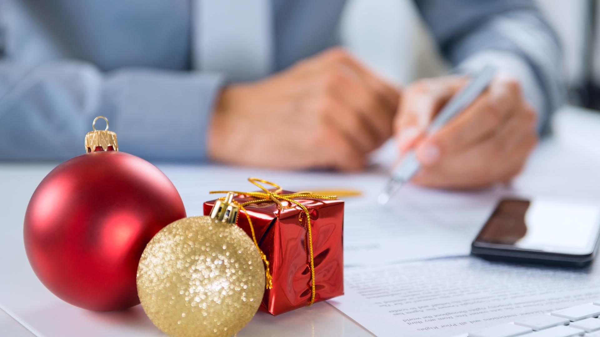 Mensagem de Natal para funcionário